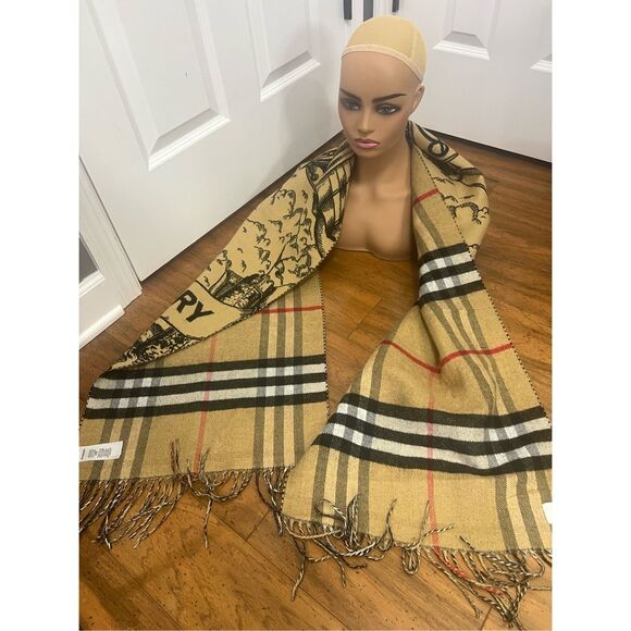 Burberry winter fall scarf wrap shawl - Picture 4 of 10